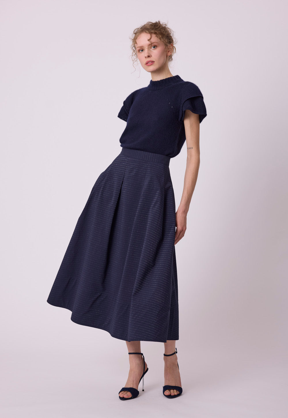 Antonia Zander Maika Top knit detail.