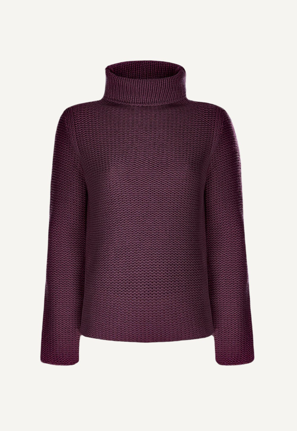 Antonia Zander Madita Sweater in bordeaux, product view.