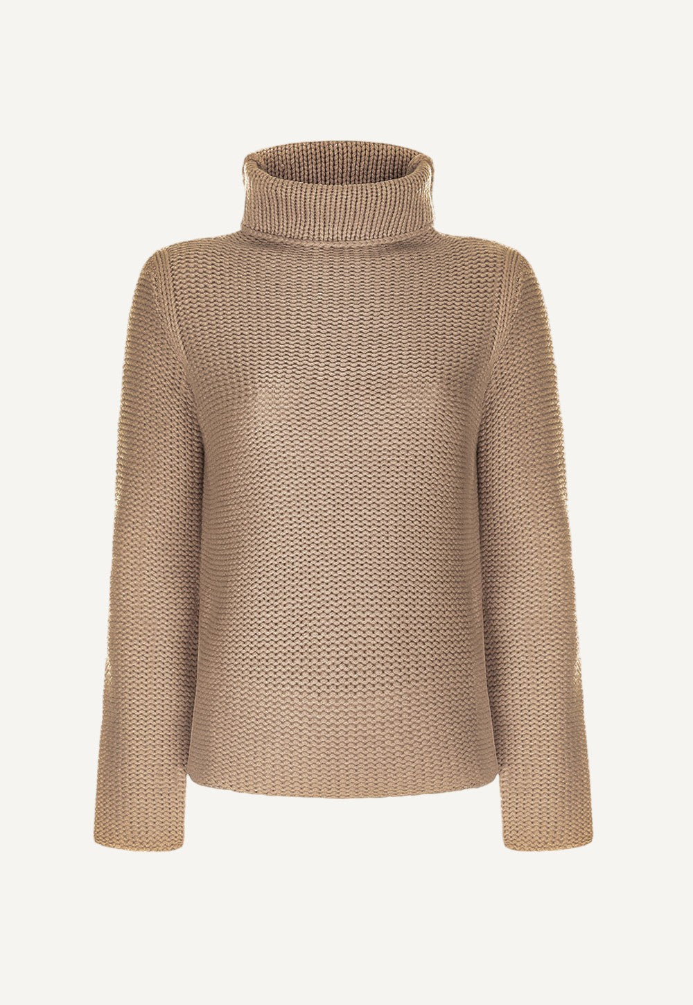 Antonia Zander Madita Sweater in camel, product view.