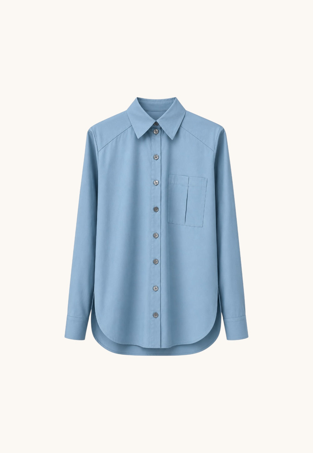Safira Cotton Blouse in Blue | Antonia Zander
