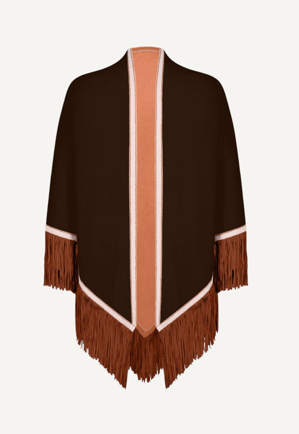 Triangolo Double double-layer cashmere wrap by Antonia Zander.