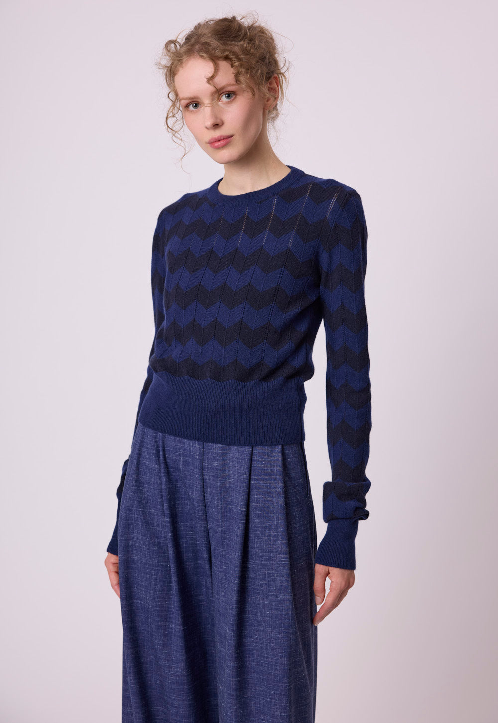 Zicka Sweater by Antonia Zander, styled view.