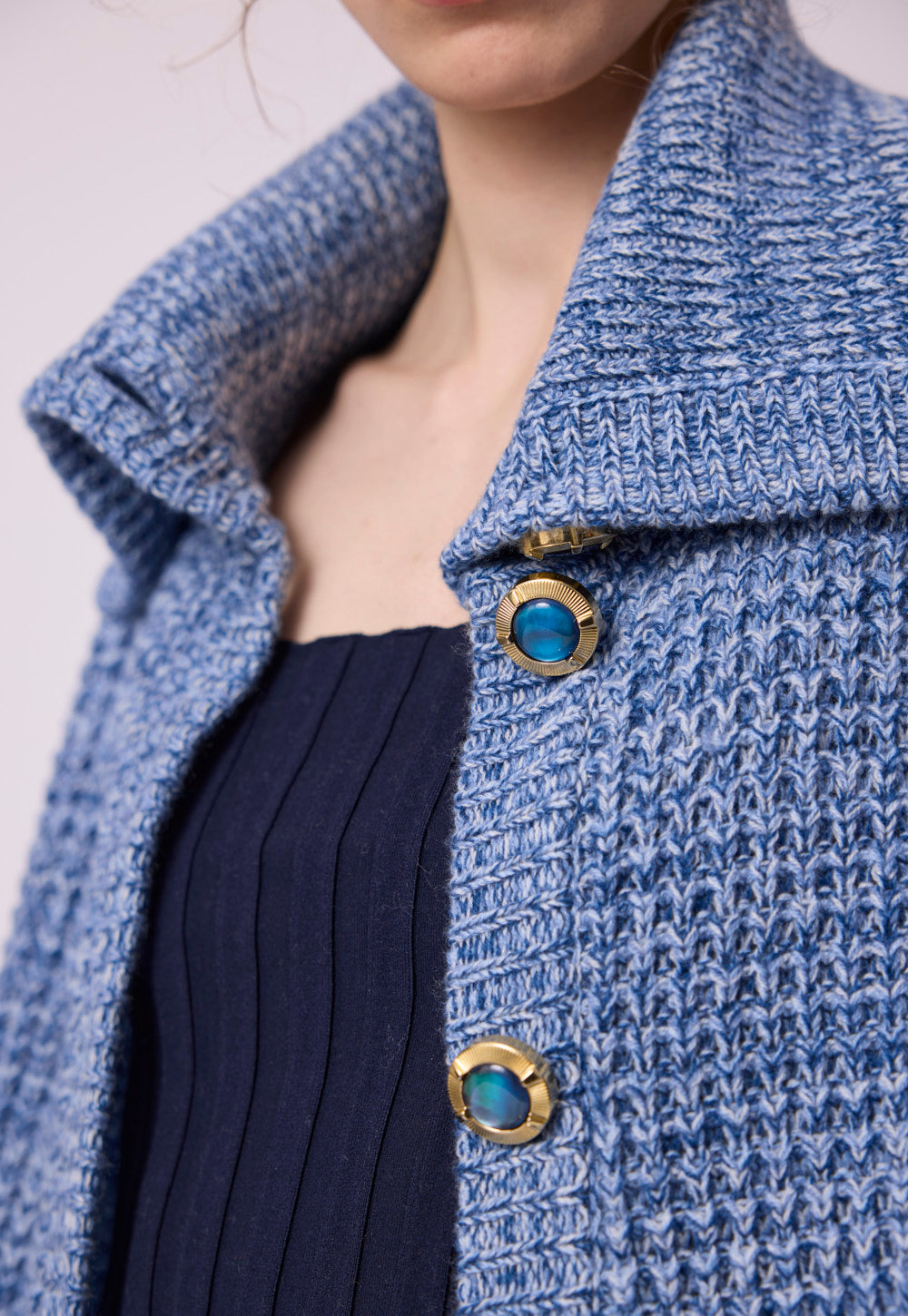 Manira Cardigan | Textured Cashmere Cardigan