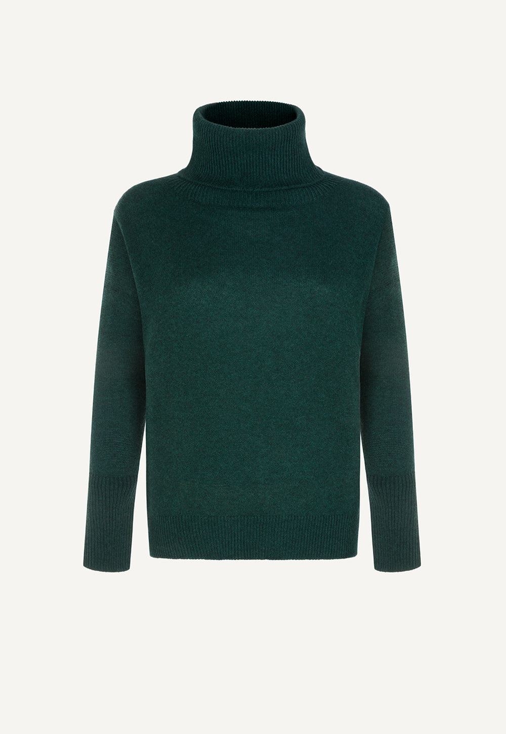 The Vera Sweater in Spruce – cashmere knitwear by Antonia Zander
