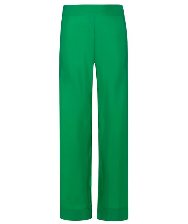 luxury resort silk pants with straight and wide legs